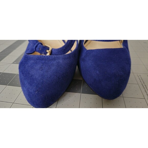 Isola Irisa Suede 4 1/4" Mary Jane Stiletto Size 7 - Picture 3 of 12